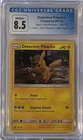 Pokemon CGC 8.5 Detective Pikachu on the Case Figure Coll. Holo Promo SM170