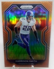 2020 Panini Prizm Harrison Smith #222 Orange Prizm /249 Vikings