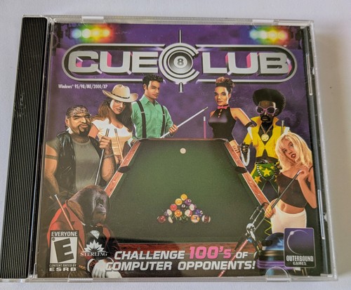 Cue Club von Outerbound Games (PC, 2001) CIB sehr guter Zustand RAR - Bild 1 von 5