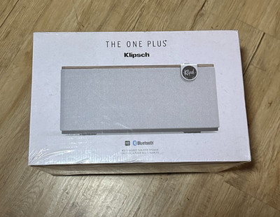 NEW Klipsch The One Plus Premium Tabletop Bluetooth Speaker (Walnut)