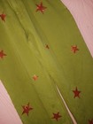 Nasty Gal Star Pants Wide Leg Olive Boho/Rave Cropped Size US 4, UK 6 — photo 3