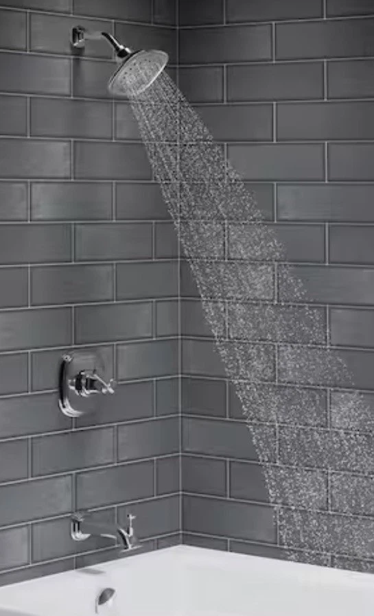 KOHLER Numista 1 Handle 3-Spray Wall-Mount Tub & Shower Faucet 1.75 GPM, Chrome - Image 2 of 4