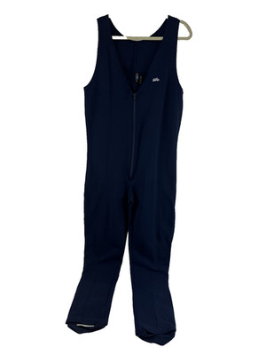 Odlo Of Norway Nylon Polyamide Bib Pants Base Layer Stirups Navy Blue Mens XL 54