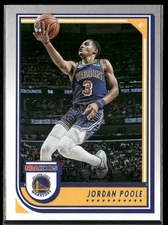 2022-23 Panini NBA Hoops Basketball Card Base Jordan Poole Golden State Warriors