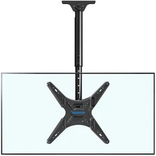 MOUNTUP Ceiling TV Mount for Most 24''-65'' TVs, Hanging TV Ceiling Mount for