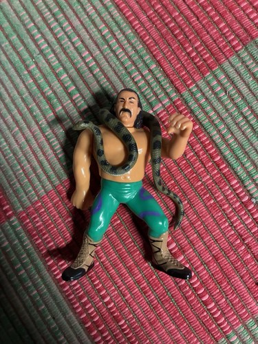 WWF Hasbro Jake The Snake Roberts With Snake Damia...