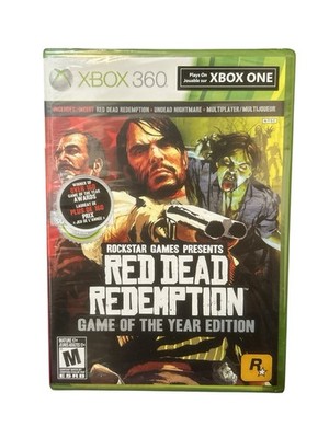 Red Dead Redemption Game of the Year Edition XBOX 360 NEW Sealed Zombies