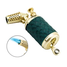 Lubinski 1 Jet Flame Cigar Lighter With Punch Metal Windproof Butane Gift Box