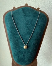 David Yurman Chatelaine Necklace 925 Sterling Silver & 18K/750 Yellow Gold