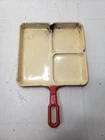 Vintage Griswold Original Red/Cream Cast Iron Colonial Breakfast Skillet 666