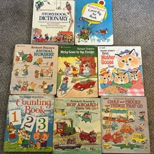 Richard Scarry's Vintage 70s Children's Books Lot
