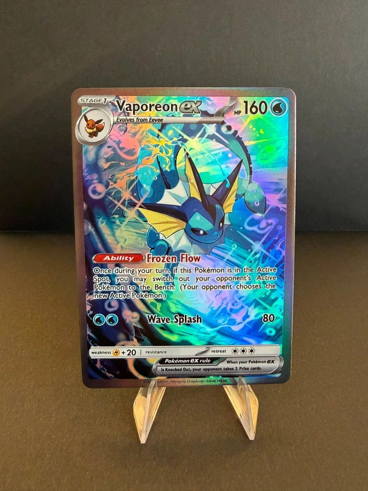 ✨Custom Pokemon Aquana Full Art Holo Fan Card Vaporeon NM✨ - Bild 1 von 2