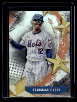 MLB TOPPS 　FRANCISCO LINDOR　HFA SSP 2025 Topps 1990 Francisco Lindor MOJO REFRACTOR Card #11
