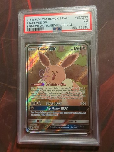 Eevee-GX graded PSA 3 for sale on eBay
