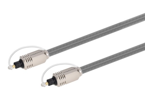 Monoprice Premium S/PDIF (Toslink) Digital Optical Audio Cable - 6ft, Heavy Duty