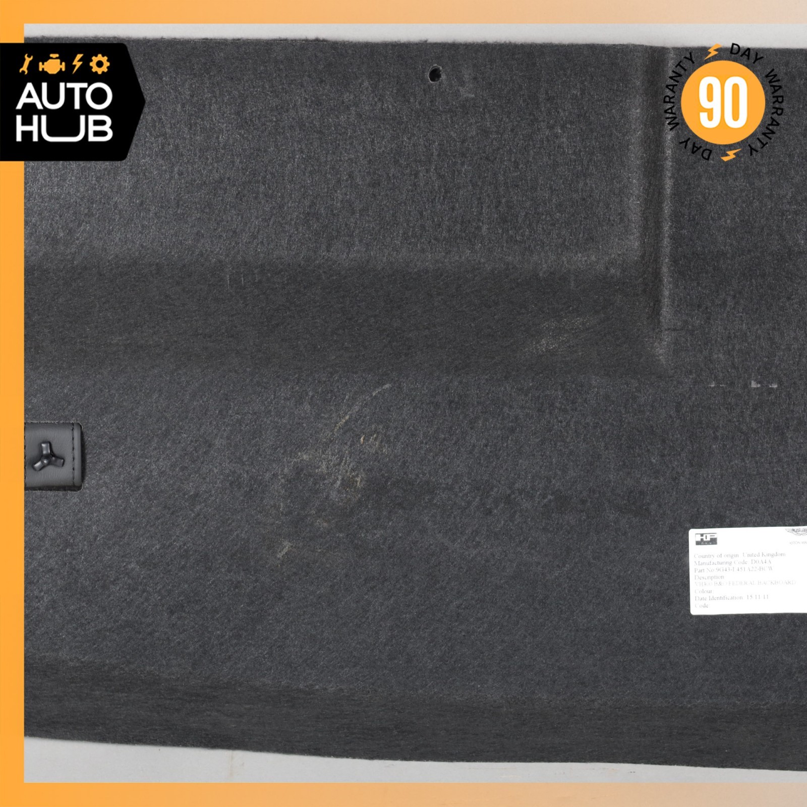 Aston Martin DB9 Volante Trunk Compartment Panel Cover Trim 9G43L451A22B OEM