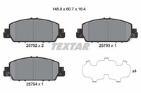Bremsbelagsatz FÜR Honda HR-V (Ru), Honda HR-V (Rv) - Textar 2579201