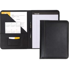 Professional Faux Leather Padfolio   Sleek Business Portfolio Organizer