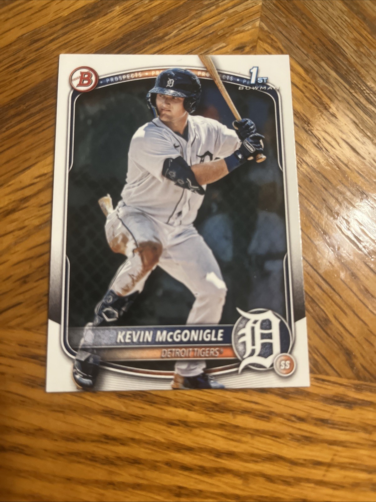 2025 Bowman 1st #BP-79 Kevin McGonigle Prospects Detroit Tigers