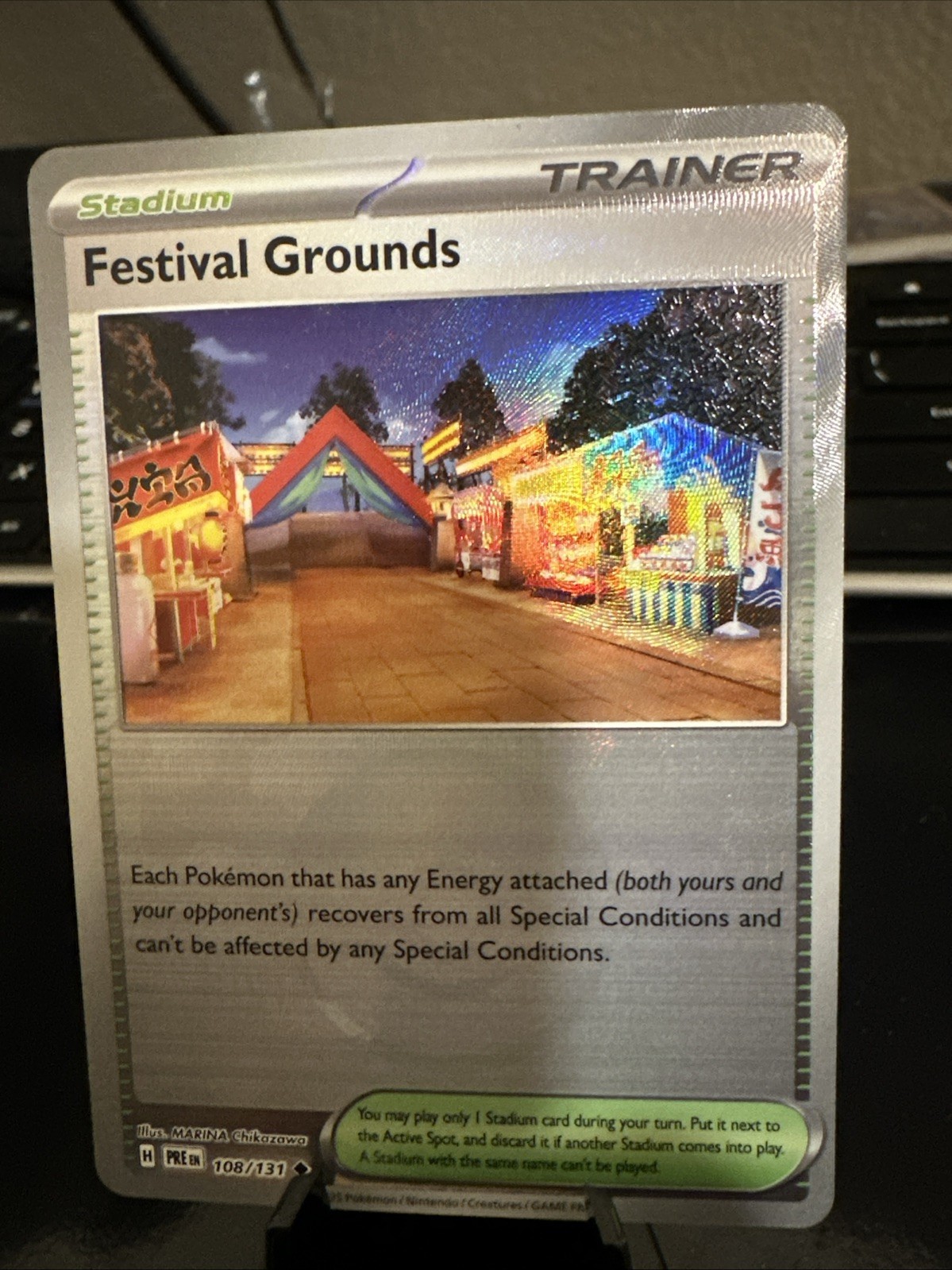 Festival Grounds (Poke Ball) 108/131 - Pokemon - Prismatic Evolutions Holo NM