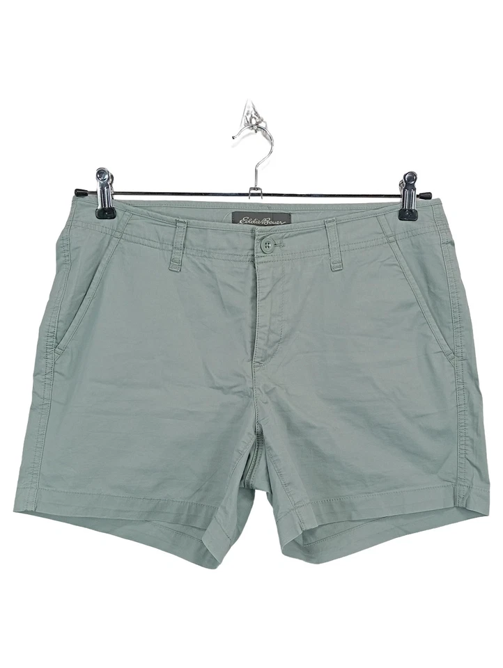 Eddie Bauer Short Femme Vert Casual Laine Bouton (EU 40, INT L, W31) - Photo 1/4