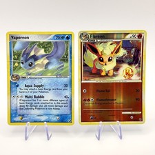 Undaunted Holo Flareon 26/90 Vaporeon EX Unseen 19/115  - Vintage Pokemon Bundle
