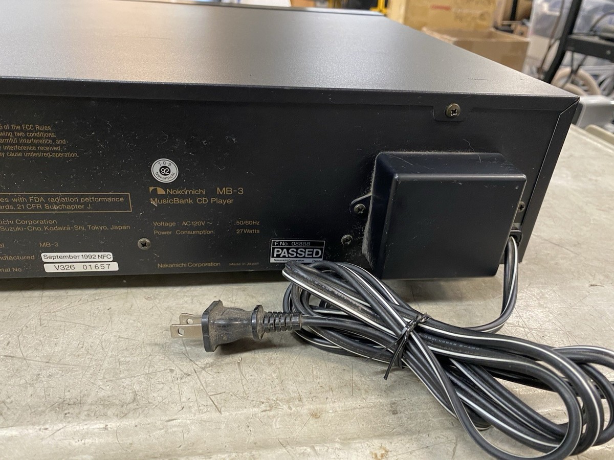 Vintage Nakamichi MB-3 MusicBank System CD Player - FOR REPAIR