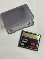 SanDisk 16GB - 90MB/s CF Compact Flash Camera Memory Card - Tested