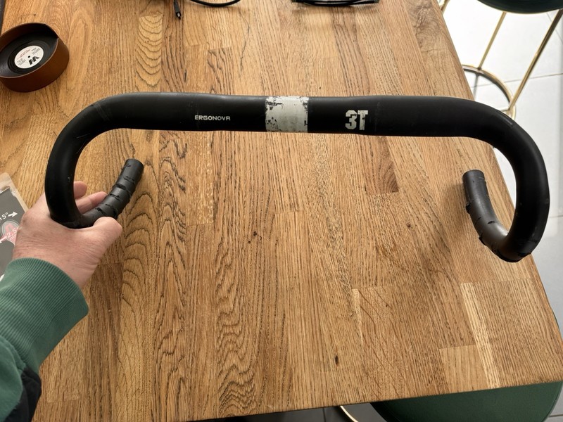 3T Ergonova Pro Drop Handlebars 42cm 31.8mm Black O my Used For 6 Months