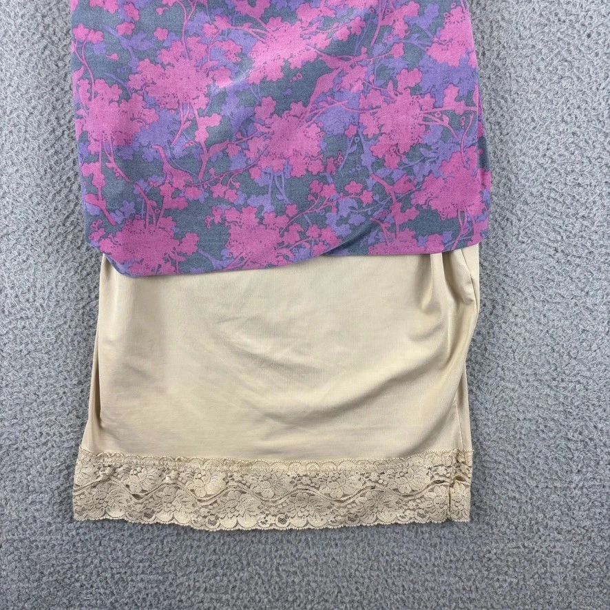 Vestido Chadwicks Shape Benefits Talla 14 Floral Imitación Envoltura Carrera Elastizado Frontal Corbata Foto 4 de 4