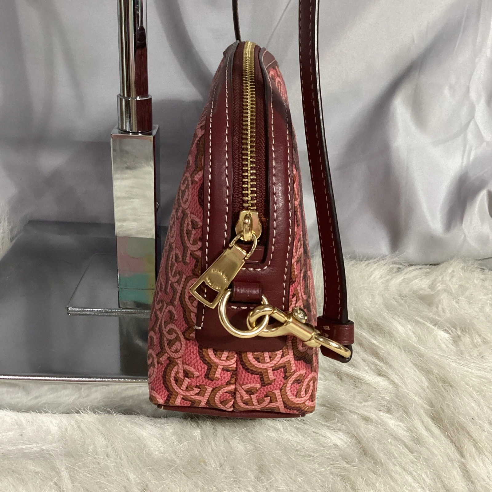 Coach Madi tracolla firma Rouge stampa monogramma B23202 CF343 BELLA (30)