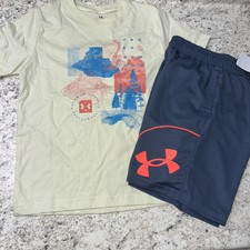 Under Armour Boys Youth Small 8 Outdoors Outfit Set NEW