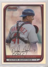 2008 Bowman Chrome Refractor Victor Martinez #77 0q0m
