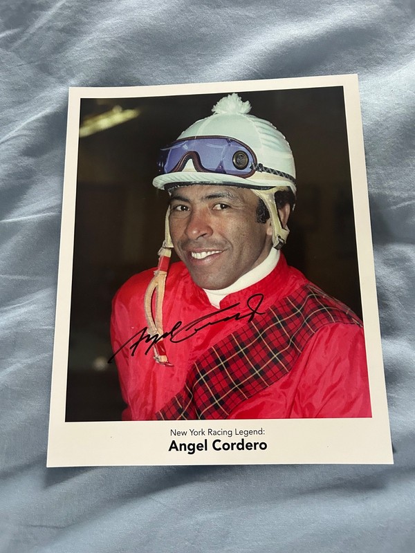 Angel Cordero Jr/Jorge Velasquez autographed photos