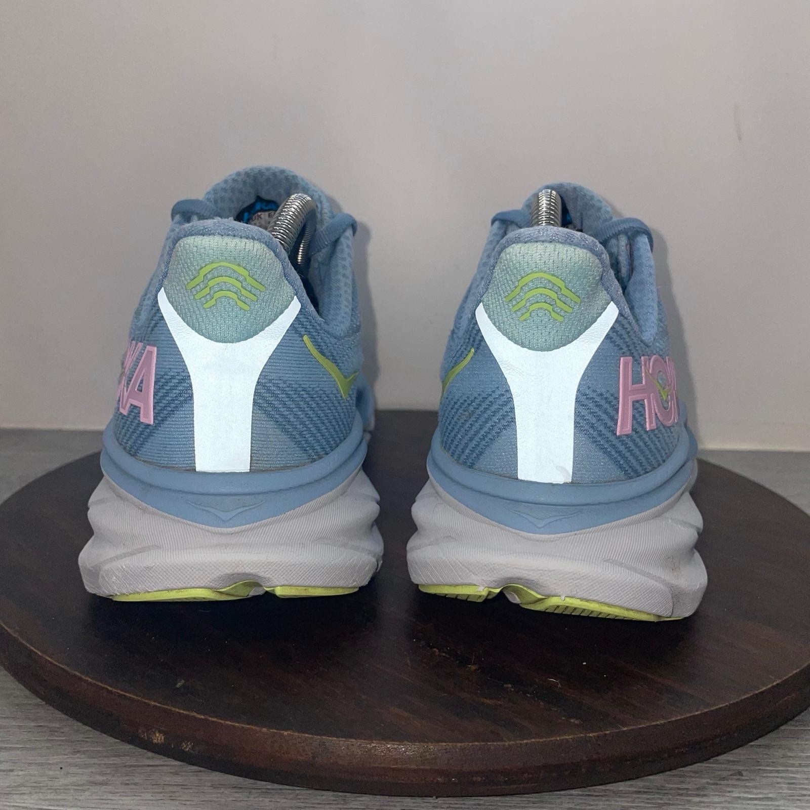 Hoka One One Clifton 9 Womens 10 Shoes Blue Sneaker 1127896 DNK Running Walking thumbnail 5