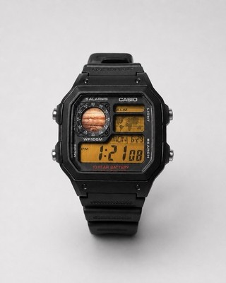 Custom Casio AE1200 Royale Watch | Jupiter Text Removal Mod