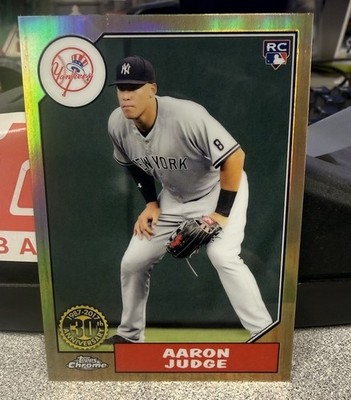 2017 Topps Chrome - 1987 Design Aaron Judge #87T-8 (RC)