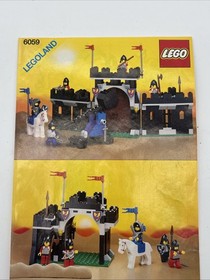 LEGO 6059 Black Knight's Stronghold | ONLY Instructions Manual | Vintage Castle