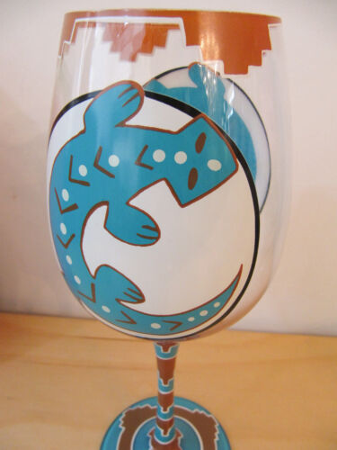 NEU Westland Geschenkgeschirr "Ein Hauch von Glas" Eidechse Wüste Stielglas #19051 - Bild 5 von 7