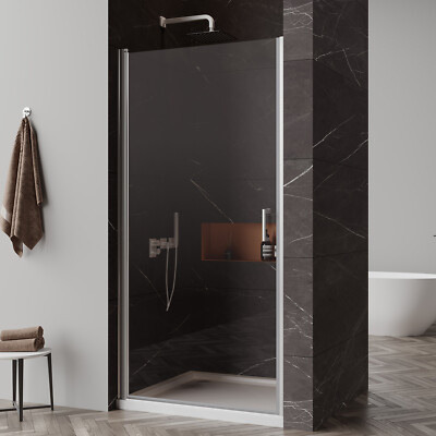 Nischentür Dusche Duschtür 90cm Drehtür Duschkabine Duschtrennwand H:195cm