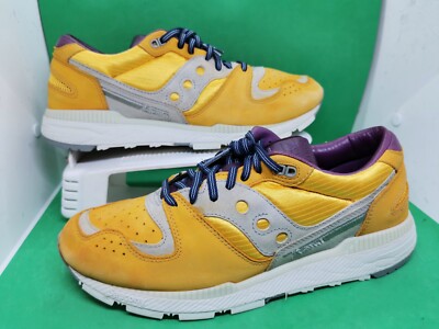 Saucony Azura Weathered Luxury Sneaker Men's Size Yellow/ Purple  S70465-1