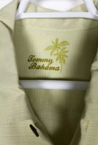 Tommy Bahama Mens Button Down Shirt Size XL Short Sleeve 100% Silk - Picture 4 of 6