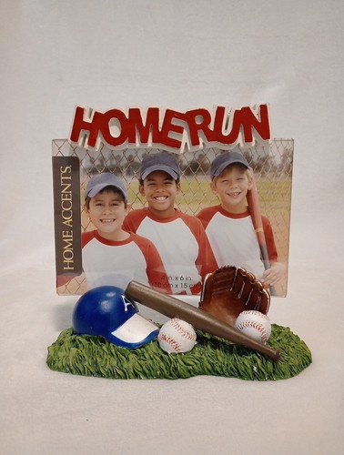 Sports Photo Frame Softball Baseball 4" x 6" Picture Frame Ceramic Home Accents - 第 1/5 張圖片