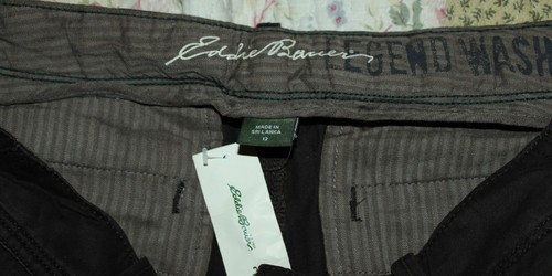 Pantalones Eddie Bauer Legend marrón lavado talla 12 nuevos con etiquetas - Imagen 9 de 9