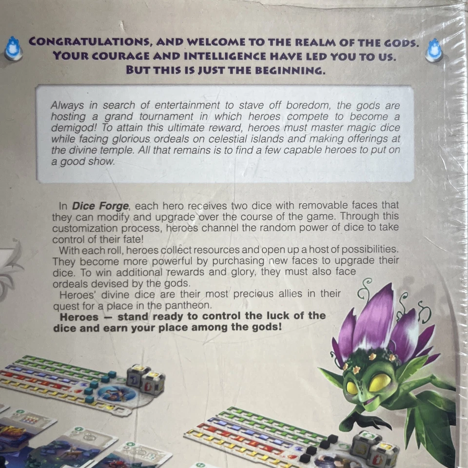 Dice Forge 棋盘游戏 Libellud Asmodee 骰子制作 幻想 工厂封装 — 第 2/4 张图片