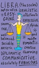 Humorous Libra Zodiac Horoscope Fridge Magnet #2