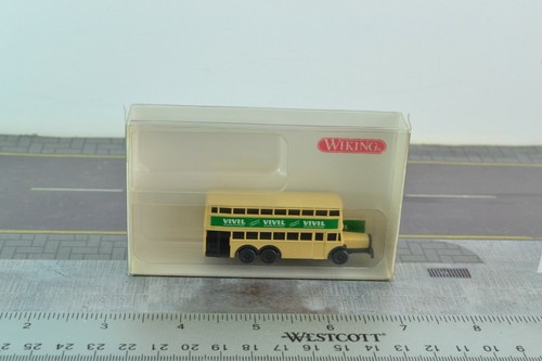 Autobús Wiking 9730120 antiguo temporizador doble piso Berliner D38 escala N 1:160 | Zustand: New
