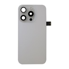 Back Glass Assembly Camera Lenses Flash NFC Magnets Apple iPhone 15 Pro Titanium