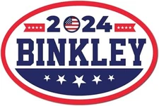 Magnet Me Up Ryan Binkley 2024 Republican Party Political Election Magnet Decal
