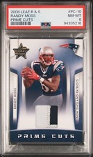 Randy Moss 2008 Leaf Rookies And Stars Randy Moss Prime Cuts 21/50